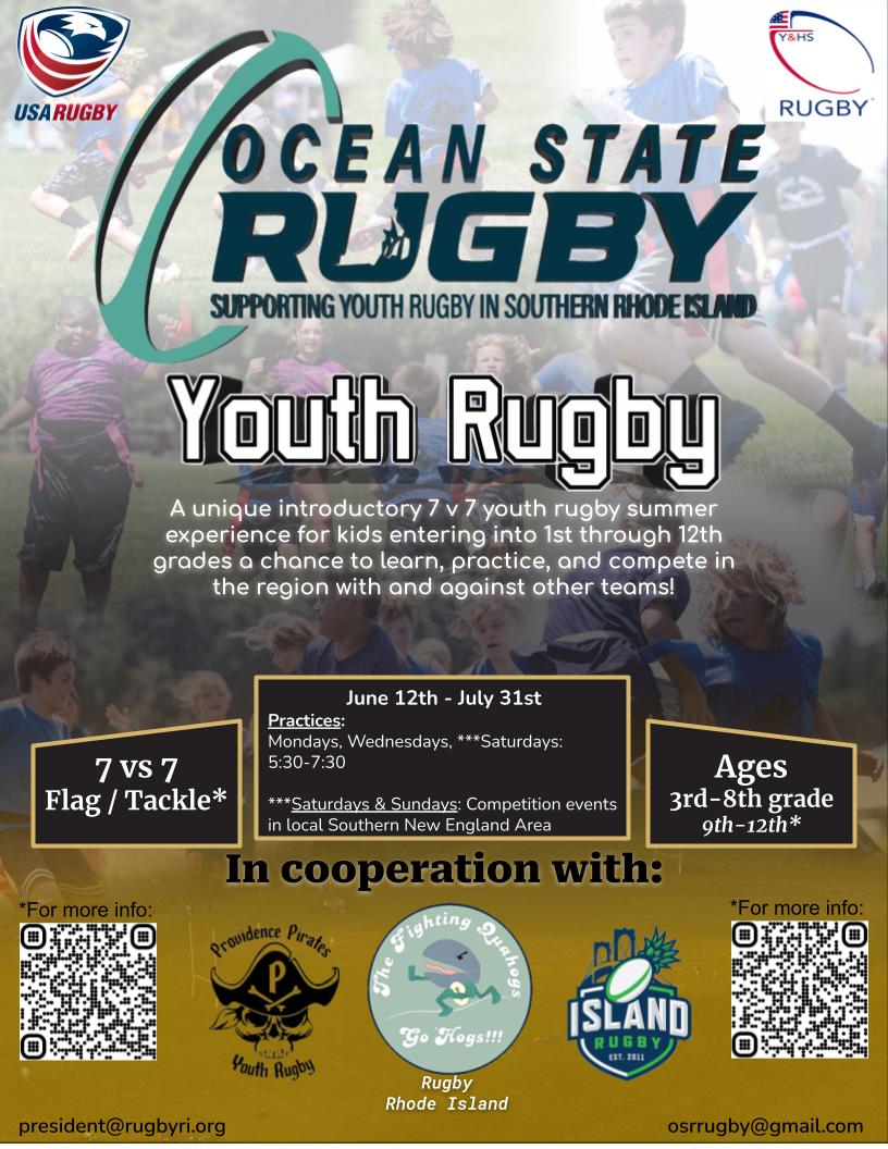 Youth Rugby Summer Session!